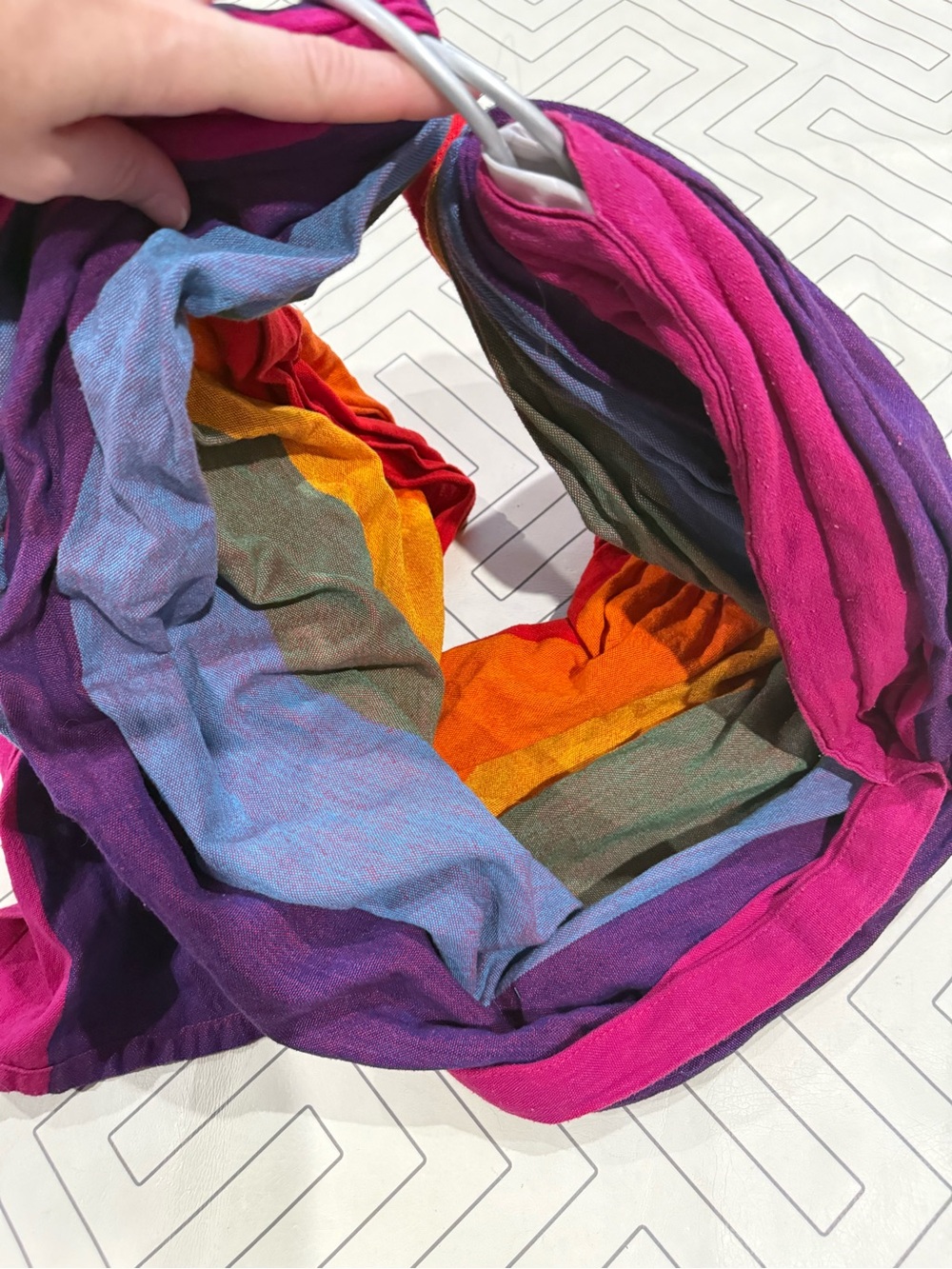 Maya Wrap Multicolor Rainbow Ring Sling - Picture 8 of 8